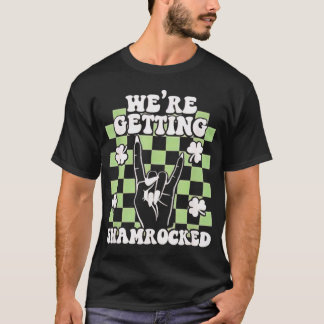 Camiseta We're Getting Shamrocked St Patricks Day Bachelore