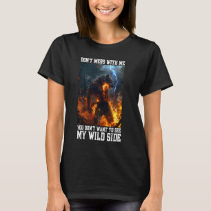 Camiseta Werewolf Choringy Aviso Wolf Meme Cringe Alpha Wol
