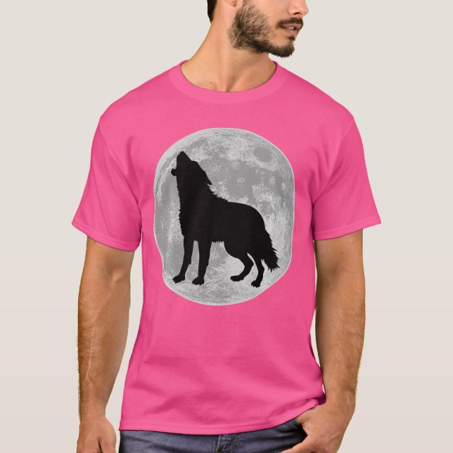 Camiseta Werewolf Halloween Full Moon Scary Wolf Horror Laz (Frente)