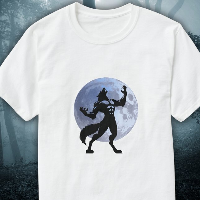 Camiseta Werewolf Howling - Lua cheia (Criador carregado)