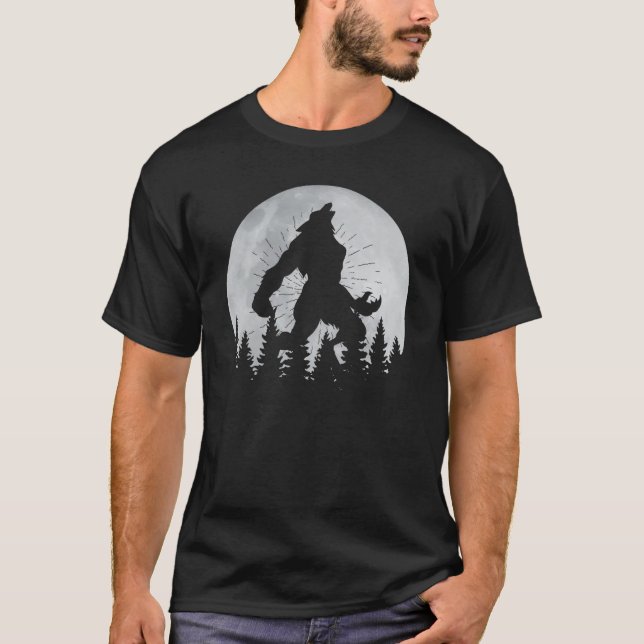 Camiseta Werewolf Moon Full Moon Werewolf Howling Werewolf (Frente)