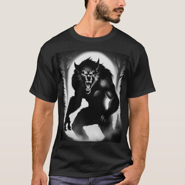 Camiseta Werewolf Woods Gothic (Frente)