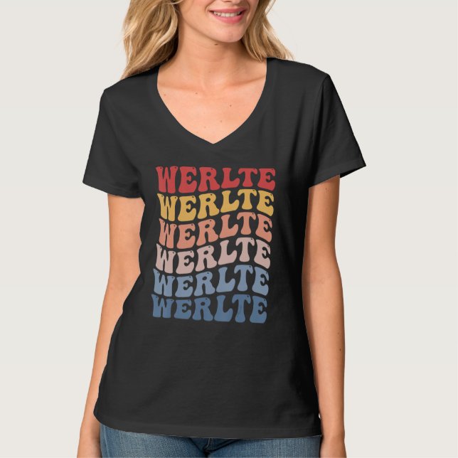 Camiseta Werlte City Groovy Retro (Frente)
