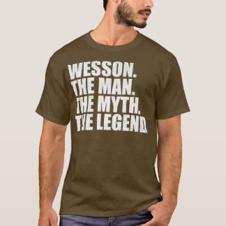 Camiseta WessonWesson Nome Wesson nome próprio