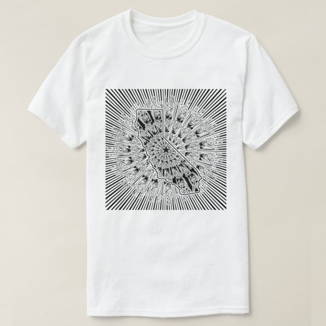 Camiseta West Coast Love (Frente do Design)