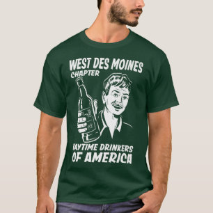 Camiseta West Des Moines Capítulo Daytime Drinkers Iowa Bee