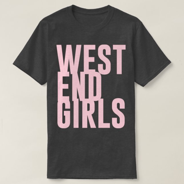 Camiseta West End Girls - rosa (Frente do Design)