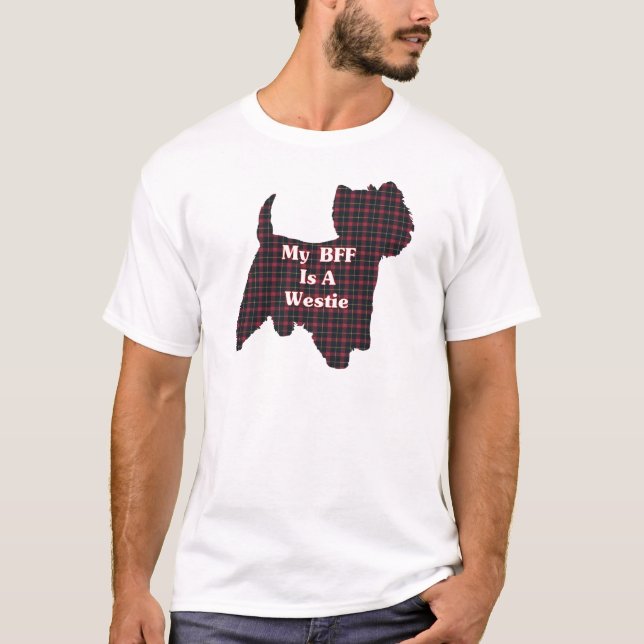 Camiseta West Highland White Terrier BFF presentes (Frente)