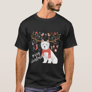 Camiseta West Highland White Terrier Cachorro Westie Natal