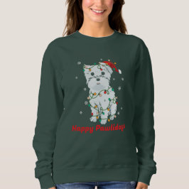 Camiseta West Highland White Terrier Feliz Pawlidays