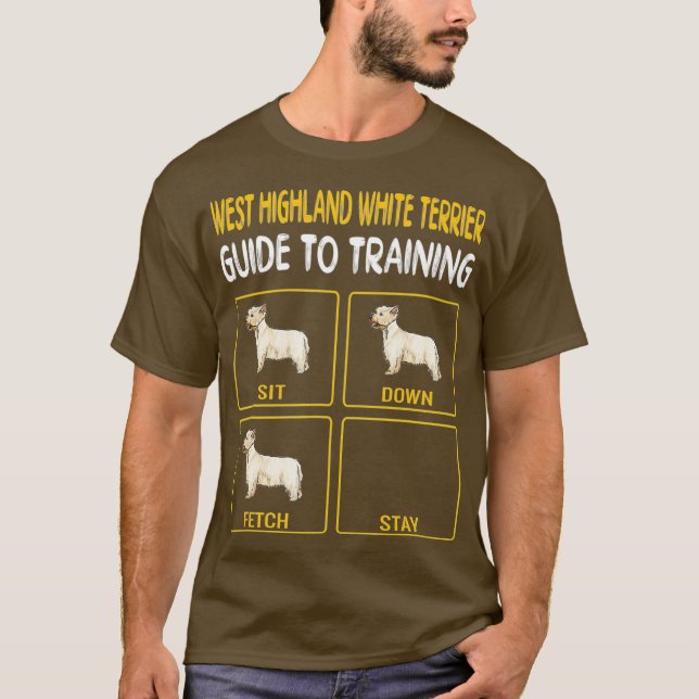 Camiseta West Highland White Terrier Guide to Training (Gui (Frente)