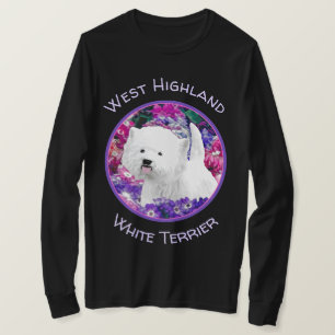 Camiseta West Highland White Terrier pintando arte canina