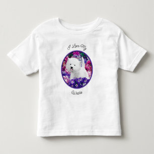 Camiseta West Highland White Terrier Pintando Arte Canina
