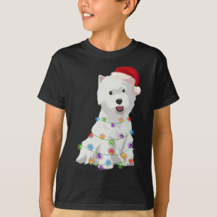 Camiseta West Highland White Terrier Westie Natal Light