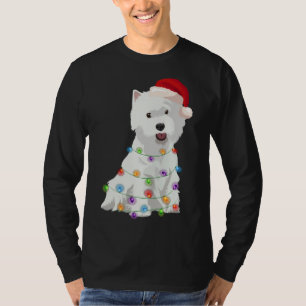 Camiseta West Highland White Terrier Westie Natal Light