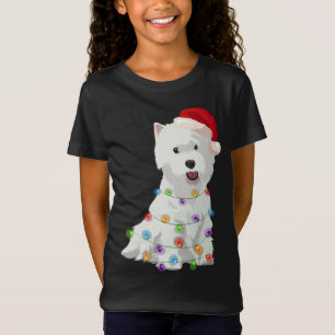 Camiseta West Highland White Terrier Westie Natal Light