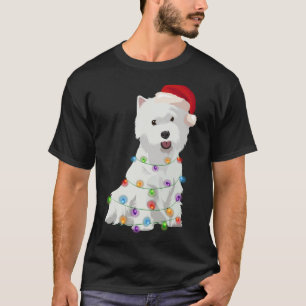 Camiseta West Highland White Terrier Westie Natal Light