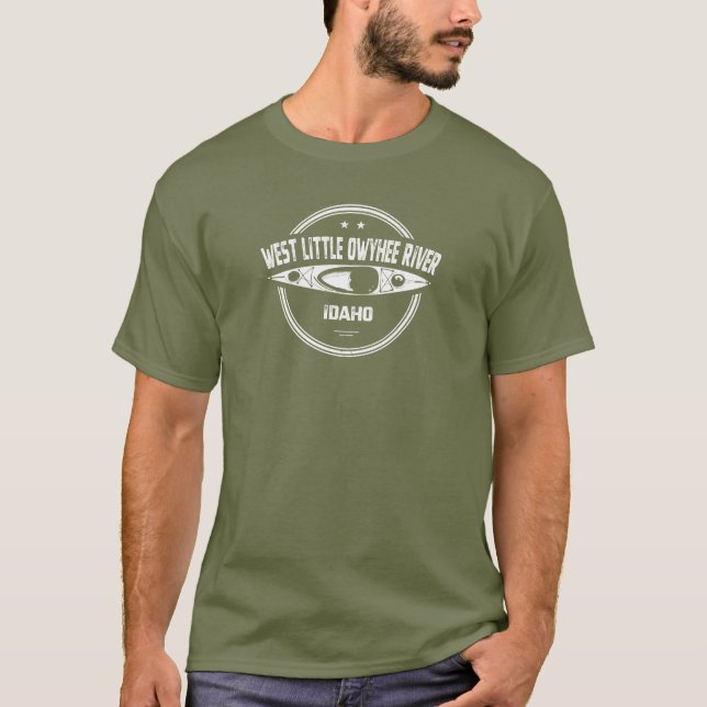 Camiseta West Little Owyhee River Idaho Kayaking (Frente)