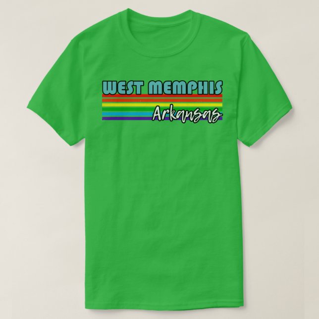 Camiseta West Memphis Arkansas Pride West Memphis LGBT Gift (Frente do Design)