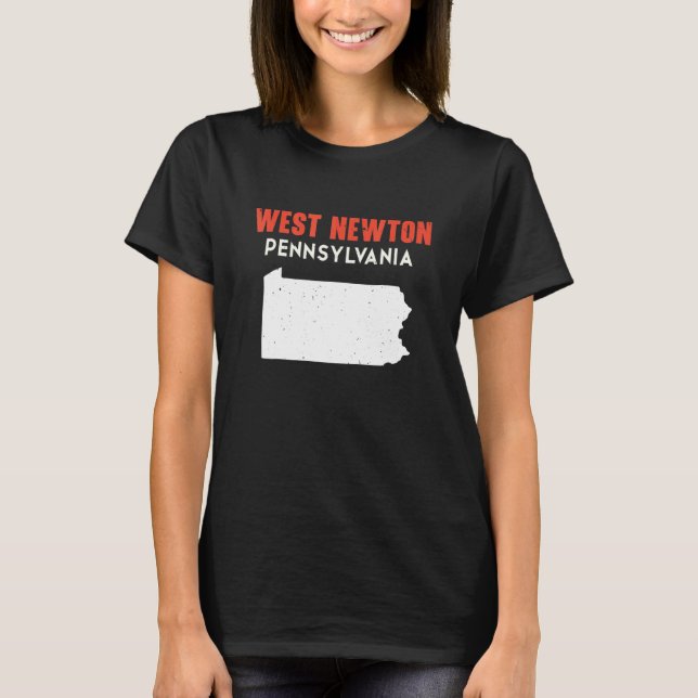 Camiseta West Newton Pennsylvania USA State America Travel (Frente)