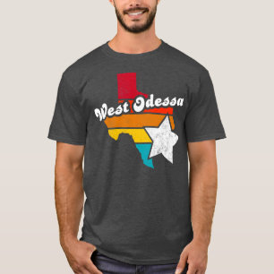 Camiseta West Odessa Texas Vintage afligiu Souvenir 2