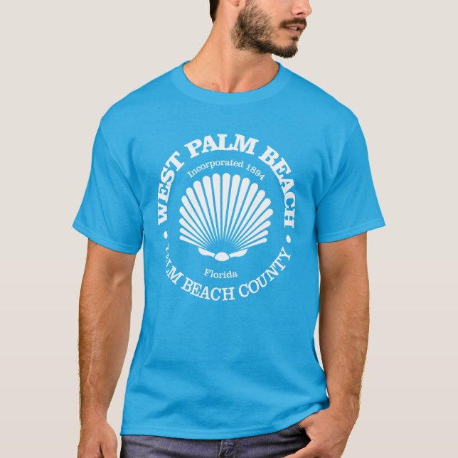 Camiseta West Palm Beach (concha) (Frente)