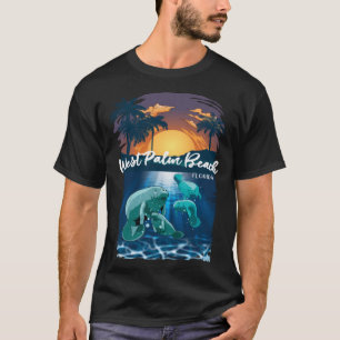Camiseta West Palm Beach Flórida Manatees Vacation Souvenir