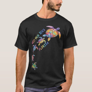 Camiseta West Palm Beach Florida Sea Turtle Lover Beach Vac