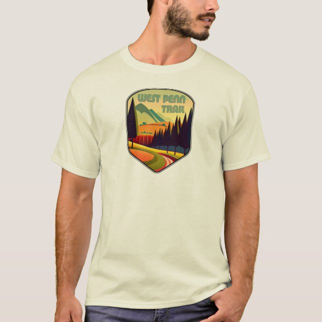 Camiseta West Penn Trail Pennsylvania Colors (Frente)