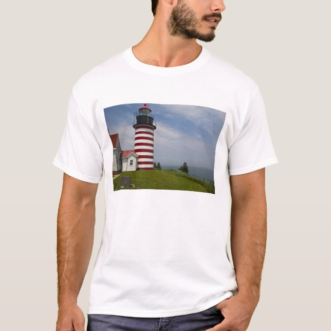 Camiseta West Quoddy Head Lighthouse State Park é o (Frente)