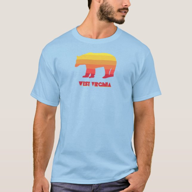 Camiseta West Virginia Bear (Frente)