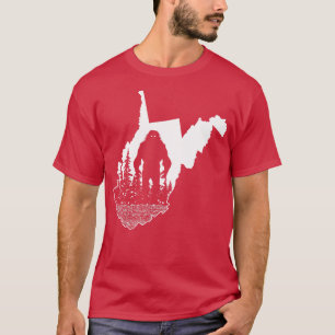 Camiseta West Virginia Bigfoot