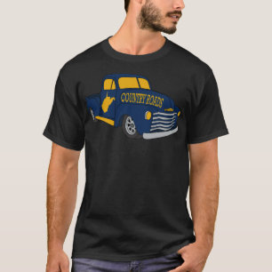 Camiseta West Virginia Country Roads Clássicos Caminhões 