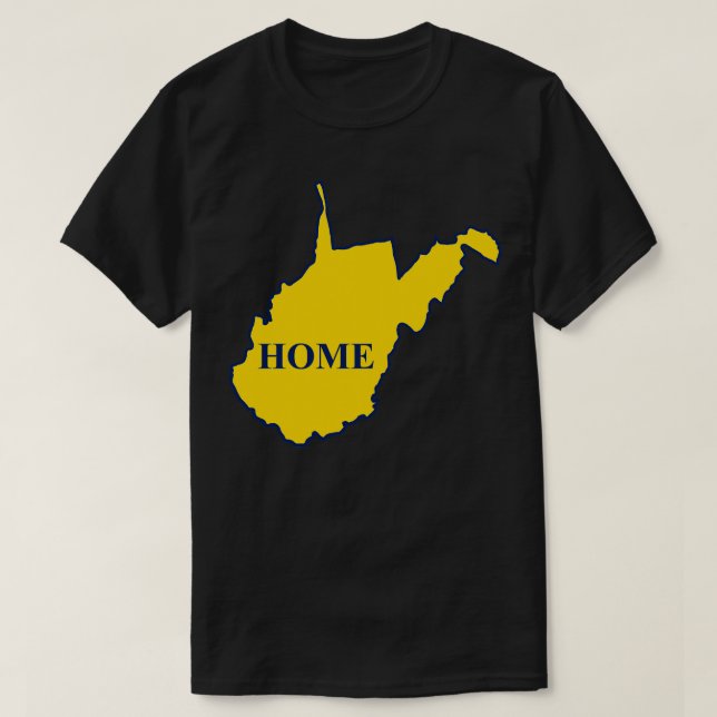 Camiseta West Virginia Home TShirt (Frente do Design)