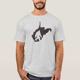 Camiseta West Virginia State Bigfoot