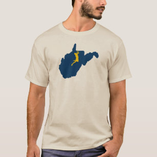 Camiseta West Virginia Subindo