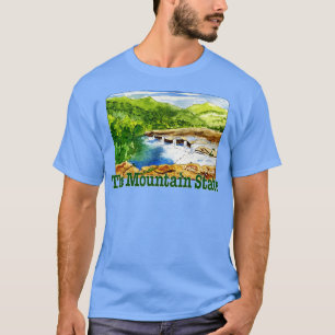 Camiseta West Virginia The Mountain State