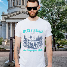 Camiseta West Virginia The Mountain State