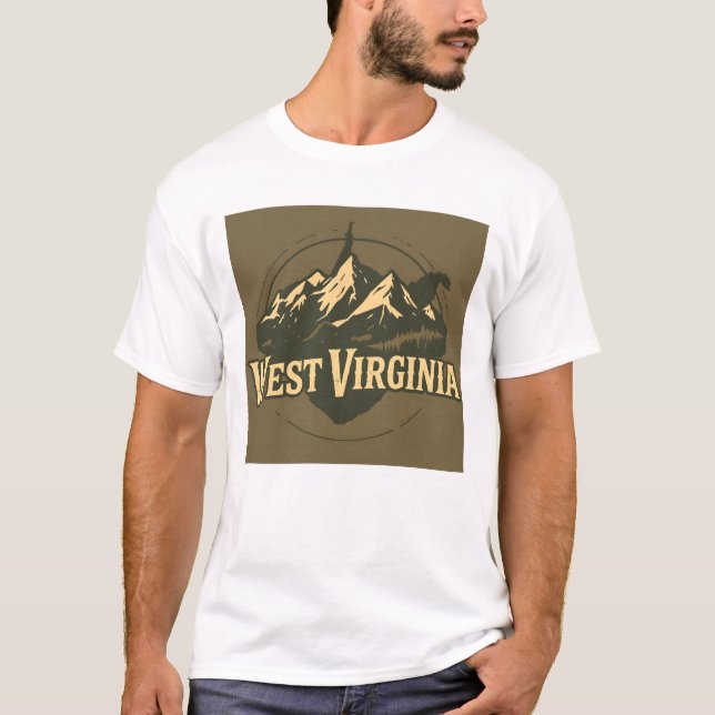 Camiseta West Virginia Tshirt V01 (Frente)