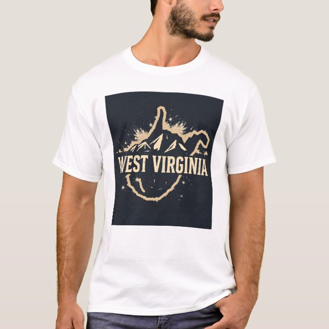 Camiseta West Virginia Tshirt V05 (Frente)