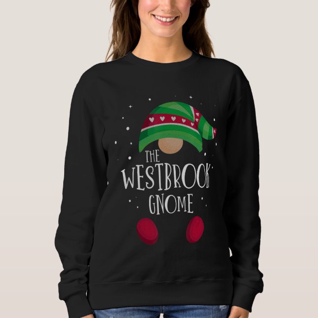 Camiseta Westbrook Gnome Family Matching Christmas Pajamas (Frente)