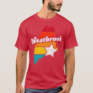 Camiseta Westbrook Maine Vintage afligiu Souvenir 2