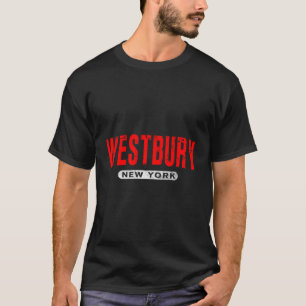 Camiseta Westbury Ny New York Funny Usa City Roots Vintage