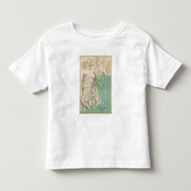 Camiseta Westchester, cidades de Pelham (Frente)