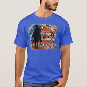 Camiseta Western-American Flag Cowboy Isto São Patriotas De