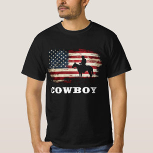 Camiseta Western Country Men Rodeo Southern Retro Cowboy