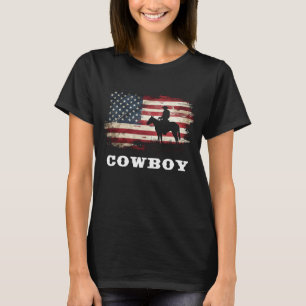 Camiseta Western Country Men Rodeo Southern Retro Cowboy