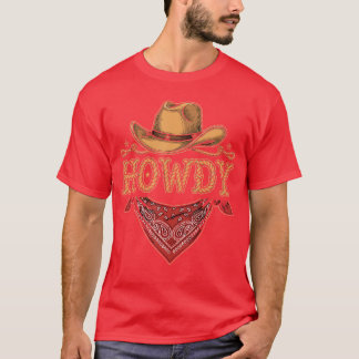 Camiseta Western Cowboy Birthday Howdy Party Cowboy friends