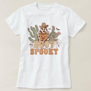 Camiseta Western Cowboy Boot Scootin Spooky Halloween