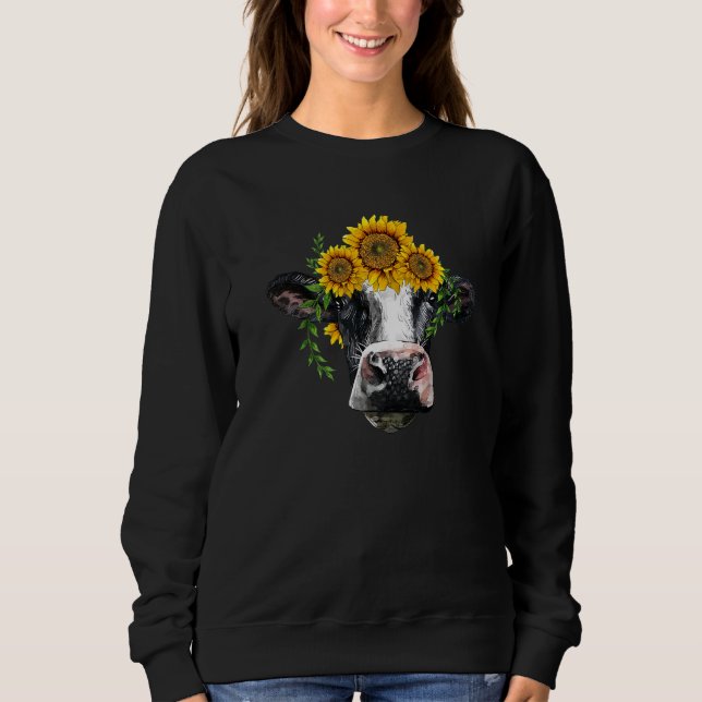 Camiseta Western Holstein Cow Cute Holstein Portrait With S (Frente)